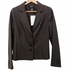 LAUNDRY BY SHELLI Segal Blazer, Brown/Stripes Size 4